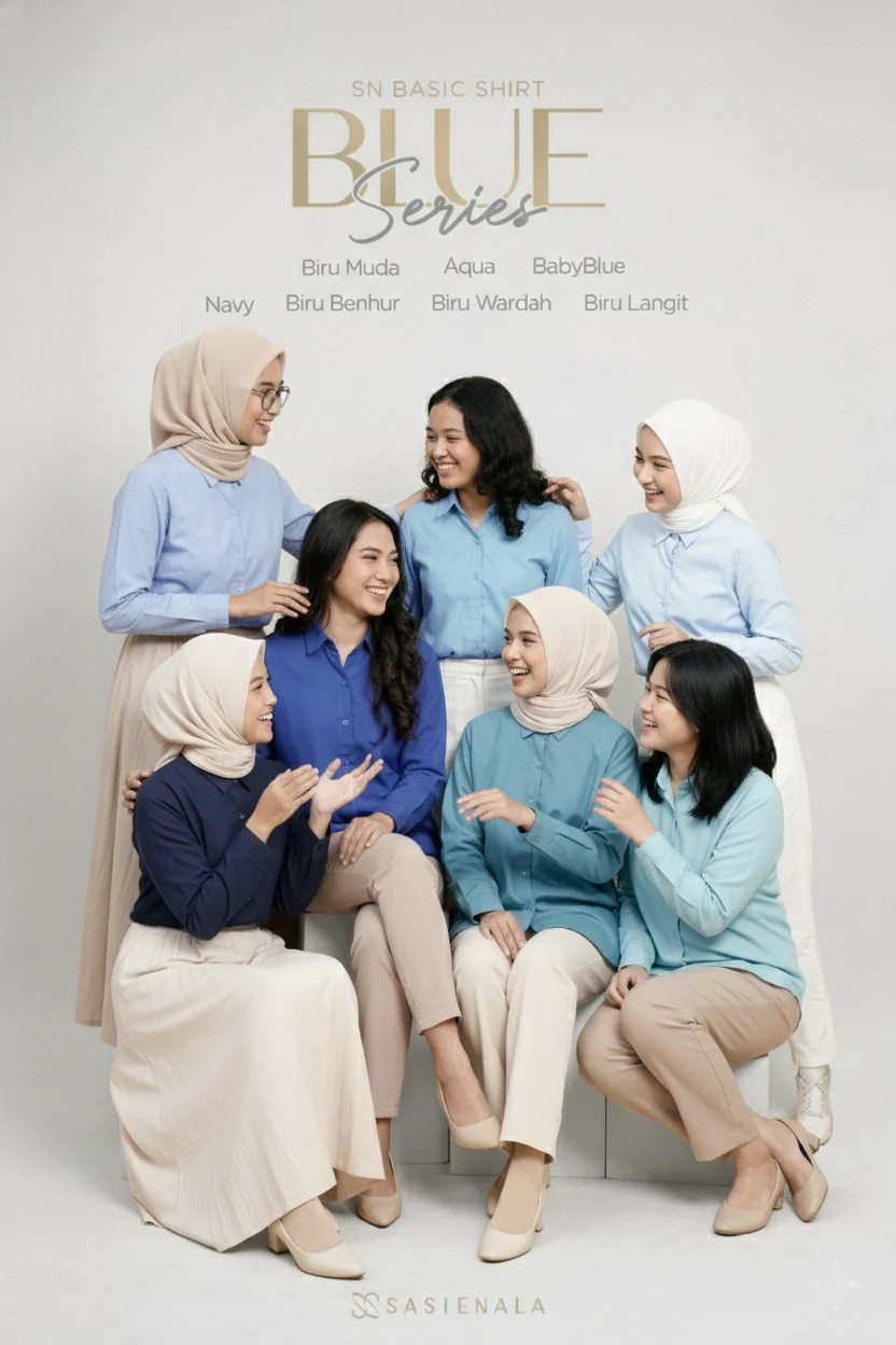 kemeja sasienala blue series