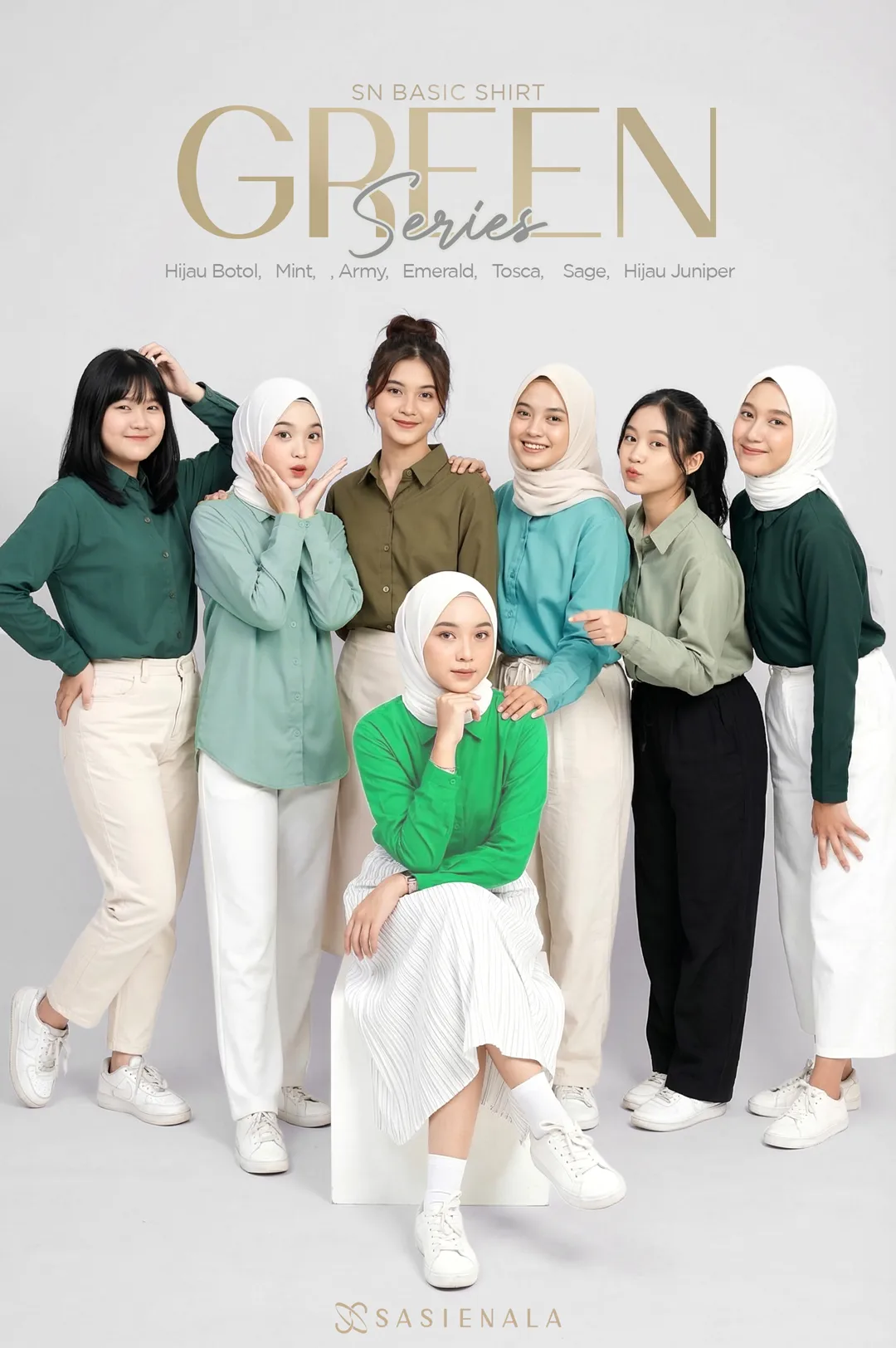 kemeja sasienala green series