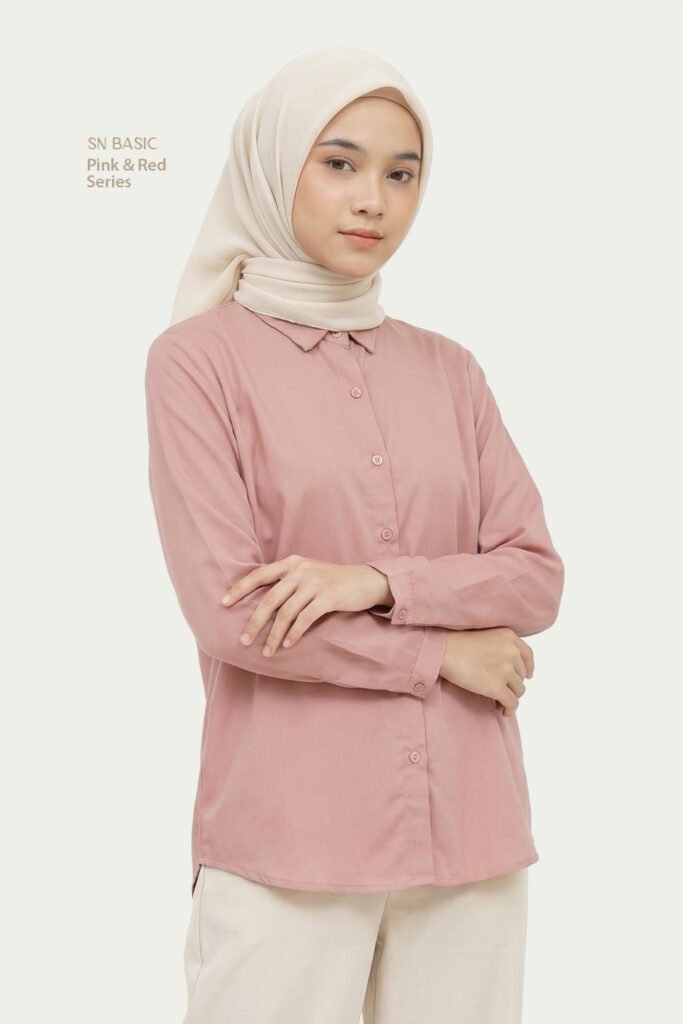 Kemeja Basic Pink-Red Series
